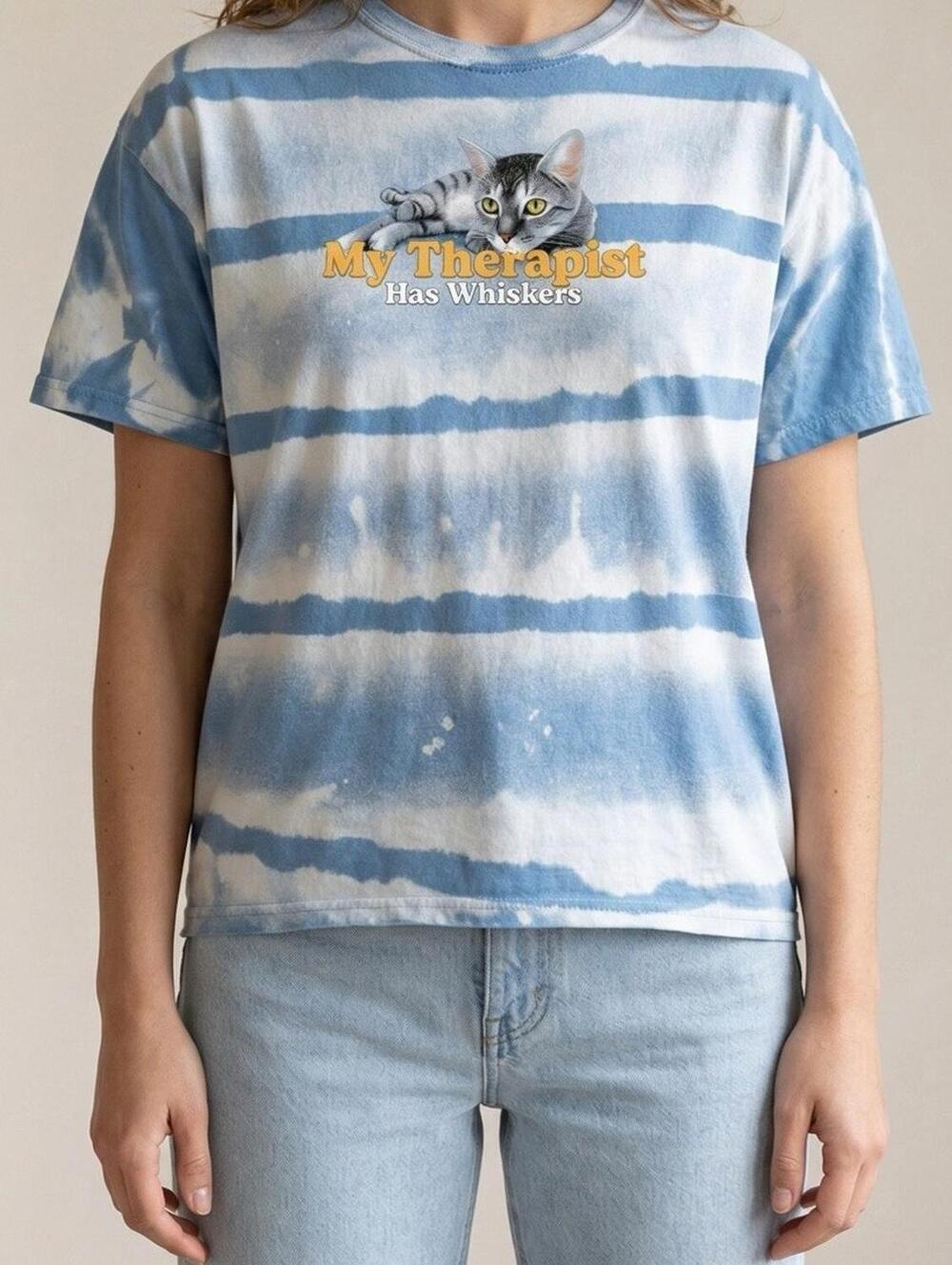 Cat Shirt 2XL Art Dye